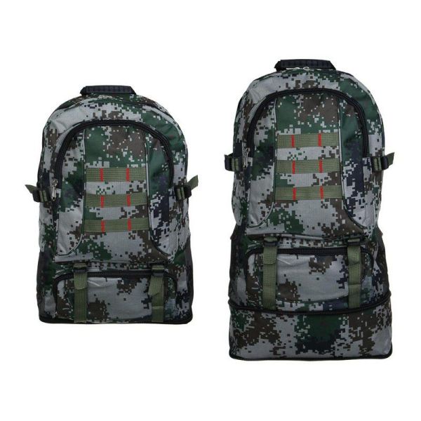 Рюкзак туристический 50-60л, 65x35x14,5 см, нейлон. РУССО ТУРИСТО