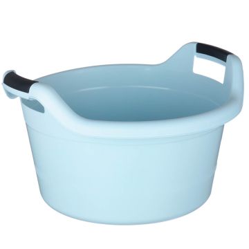 Таз пластмассовый круглый 12л, с ручками ЛЮКС. Россия