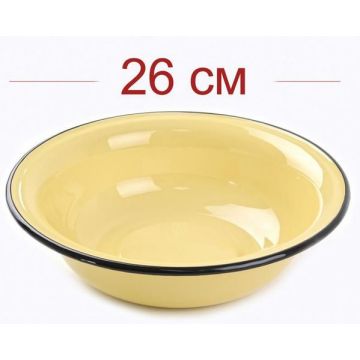 Миска 2,0л (эмалированная, палевая) Россия