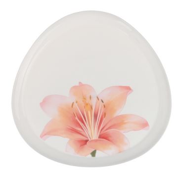 Тарелка 24см подстановочная Millimi Лилия, опаловое стекло