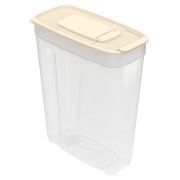 Контейнер 1,8л для сыпучих продуктов (пластик, слоновая кость) Россия