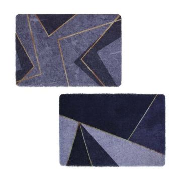 Коврик придверный Print, ПВХ, 39х59 см, 2 дизайна, резиновая подложка