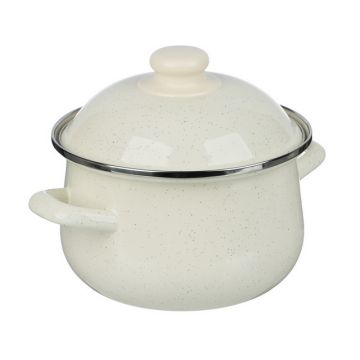 Кастрюля эмалированная 2,0л Айвори, индукция VETTA