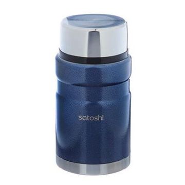 Термос 0,70л (с широкой горловиной, для еды, нержавеющая сталь) SATOSHI