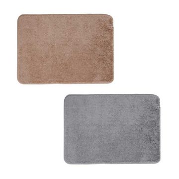 Коврик для ванной Fluffy, 50x80см, микрофибра, резиновая подложка TRP, 2 цвета