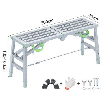 Стремянка лестница складная усиленная, оцинкованная