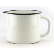 Кружка 1,4л (эмалированная, белая с носиком) Россия
