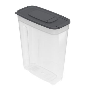 Контейнер 1,8л для сыпучих продуктов (графит) Россия